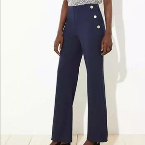Loft High Waisted Sailor Pants